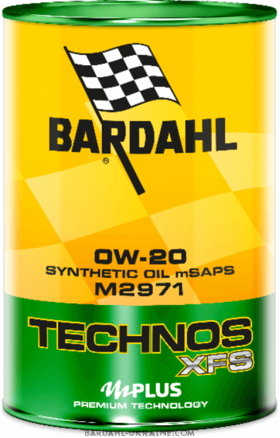 Моторна олива BARDAHL TECHNOS XFS 0W20 М2971 1 л. SN C60 371040