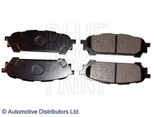 Колодки гальмівні задні дискові Subaru (вир-во Blue Print)