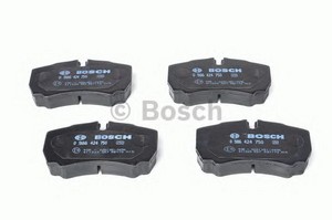 Фото 1. Колодка торм. диск. FORD TRANSIT 2.2 2.4 07-06- задн. (пр-во Bosch)