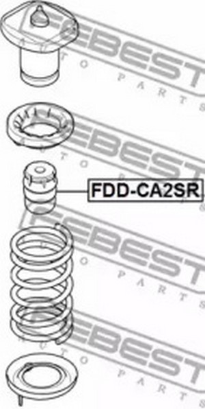 Фото 2. Відбійник амортизатора Febest FDDCA2SR
