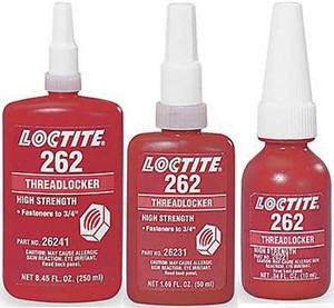 LOCTITE 262 РІЗЬБОВИЙ ФІКСАТОР СЕРЕДНЬОЇ / ВИСОКОЇ МІЦНОСТІ 50МЛ.