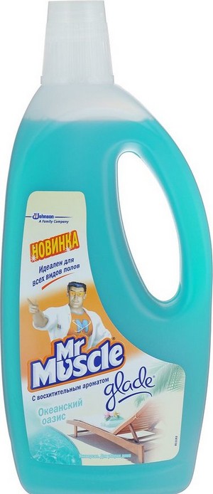 МІСТЕР МУСКУЛ Універсал 750мл Океанський оазис (для полу та других поверхонь)