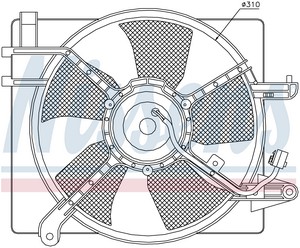 Вентилятор охолодження радіатора