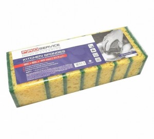 PRO Губка кухонна крупнопориста Standard. 8 шт. 10*7*3см 4823071628630