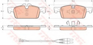 Колодки гальмівні дискові